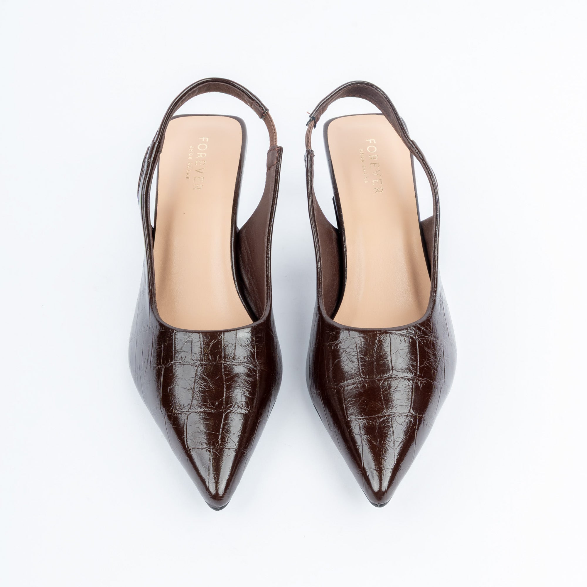 Coffee brown pumps for women – Forever Shoe Bazar