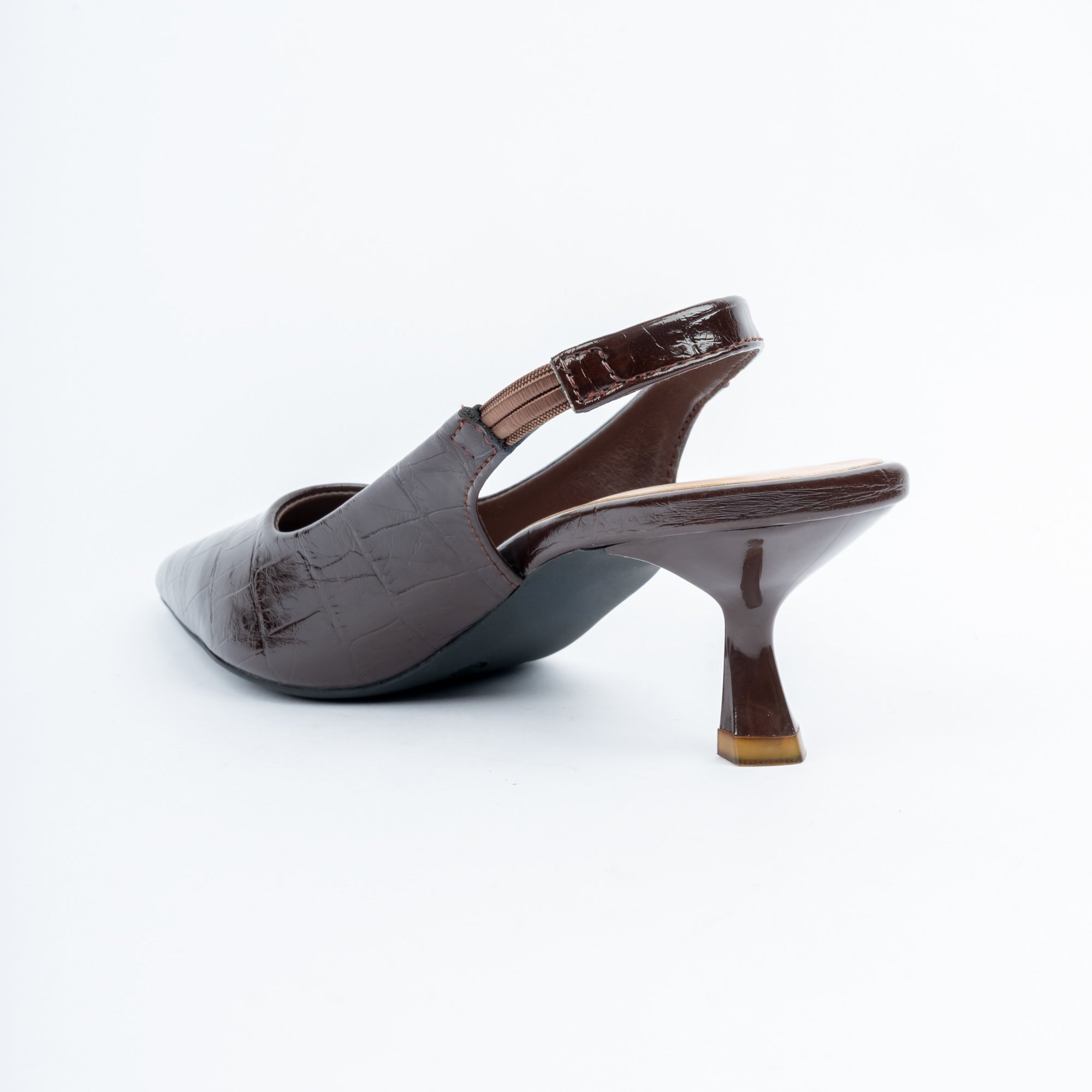 The Croc Point - Coffee Brown — view 5