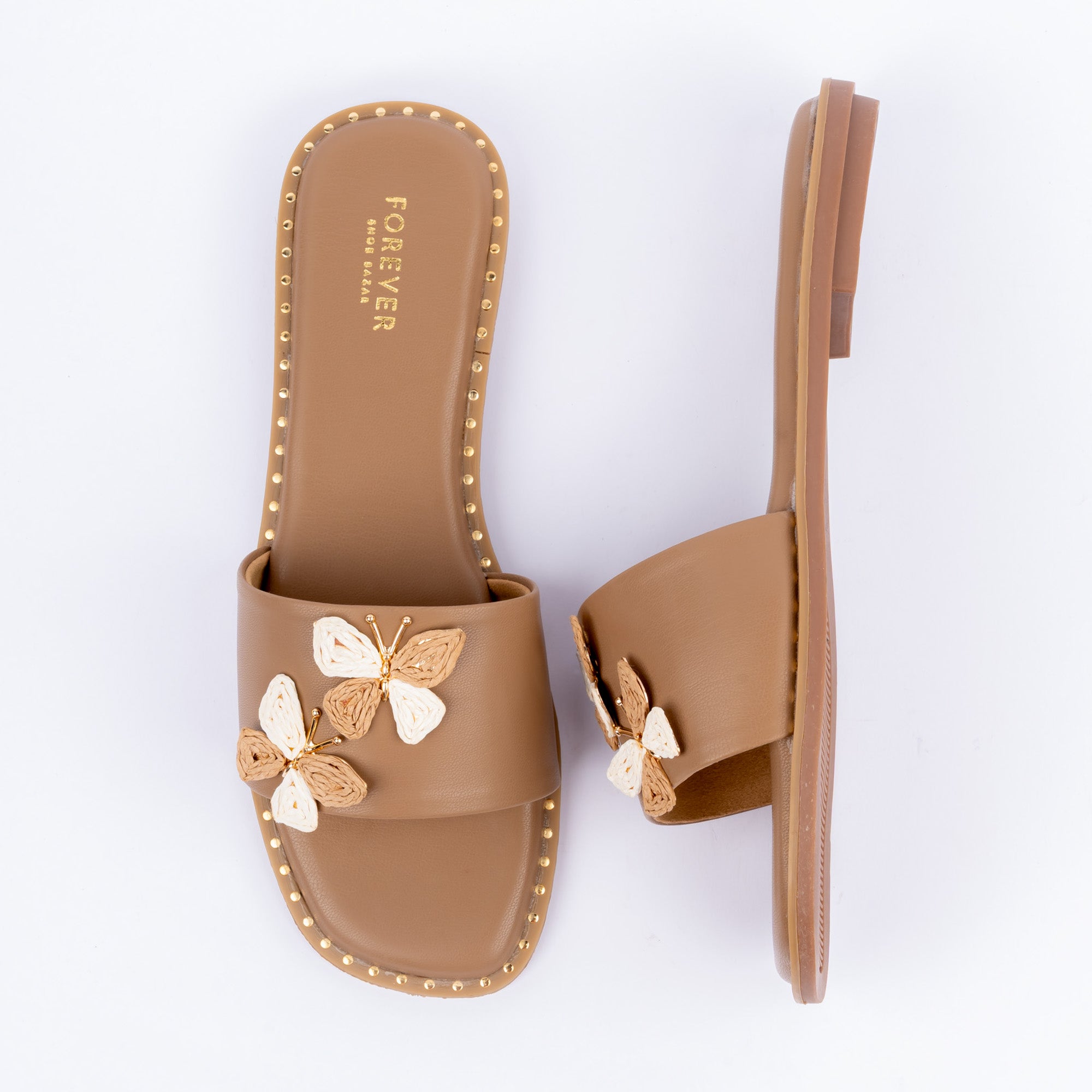 The Flutter Effect - Khaki Flats — view 5