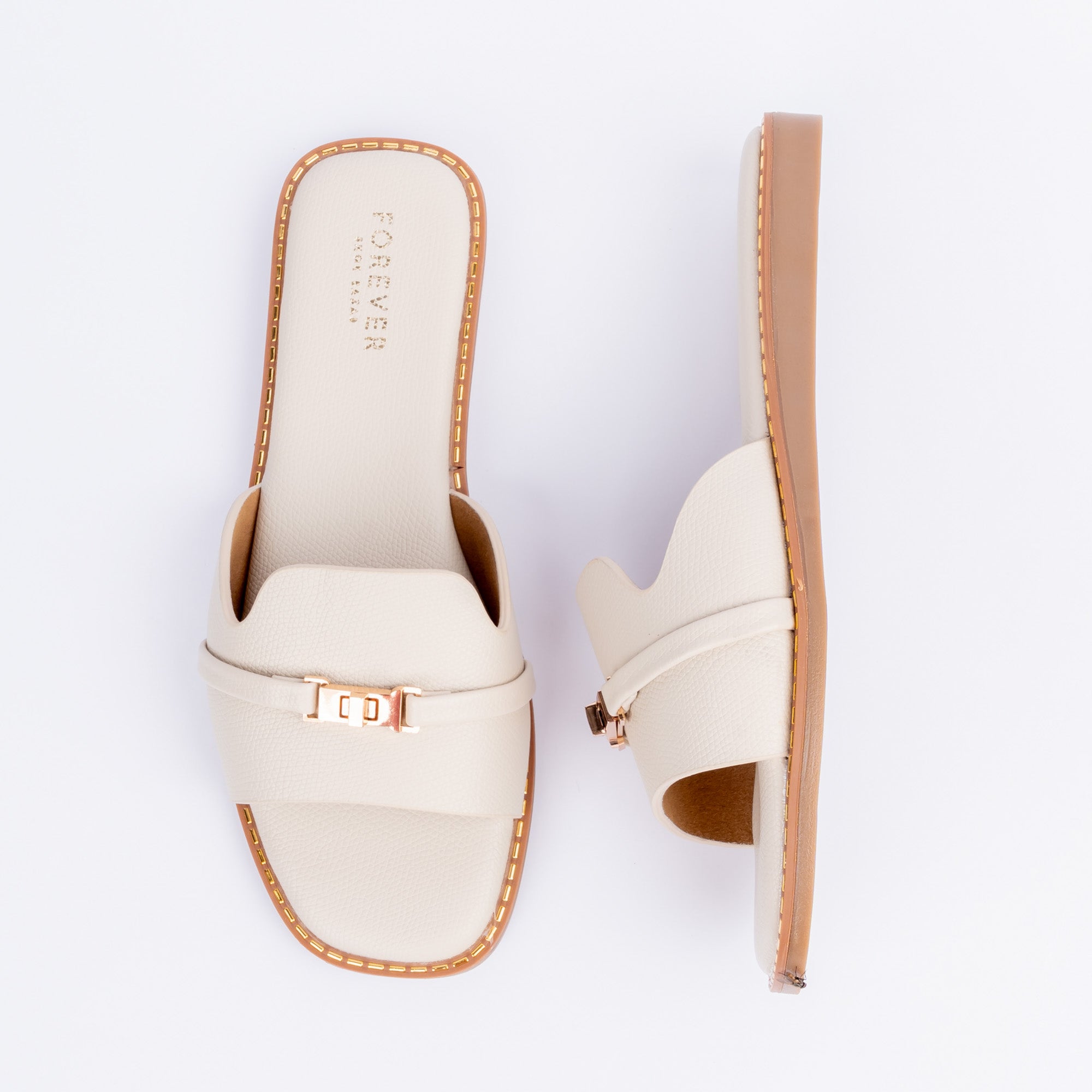 The Quiet Luxe - Cream Flats — view 5