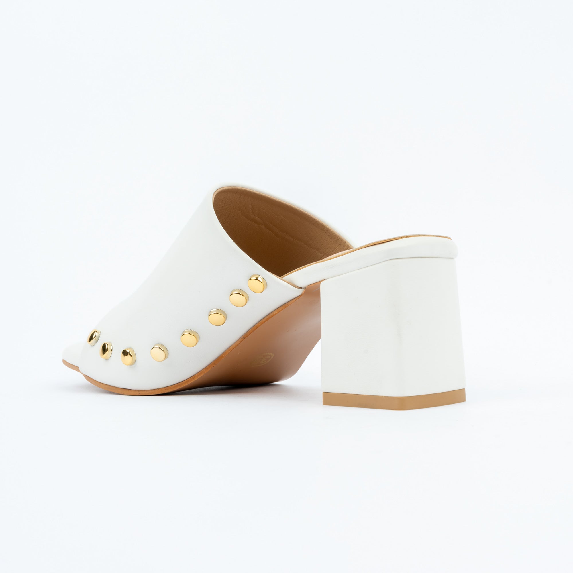 The Scallop Clog - White — view 5