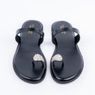 Black embellished ballet flats for women – Forever Shoe Bazar