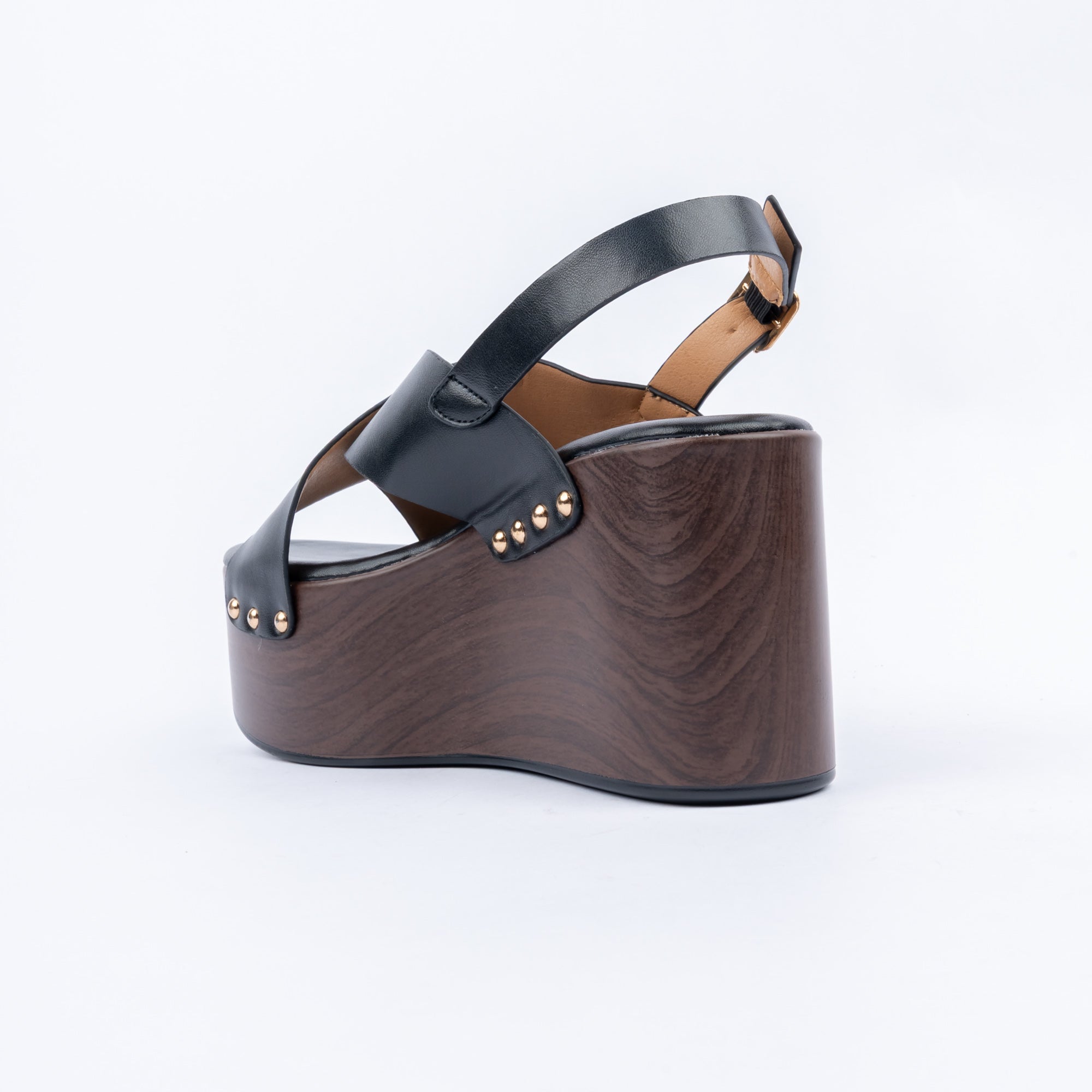 The Boardwalk Wedge - Black — view 5