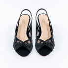 Black peep toe heels for women – Forever Shoe Bazar