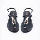 Black flat sandals for women – Forever Shoe Bazar