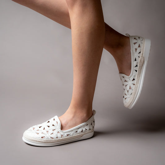 Fool For You, Baby! - White Casual Espadrilles