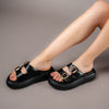 Step Into The Clouds - Black Casual Slipper