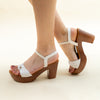 Drunk Dials - White Casual Sandal
