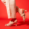 I'm Just a Girl - Cream Casual Heels