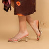 Lights On You - Gold Partywear Heels