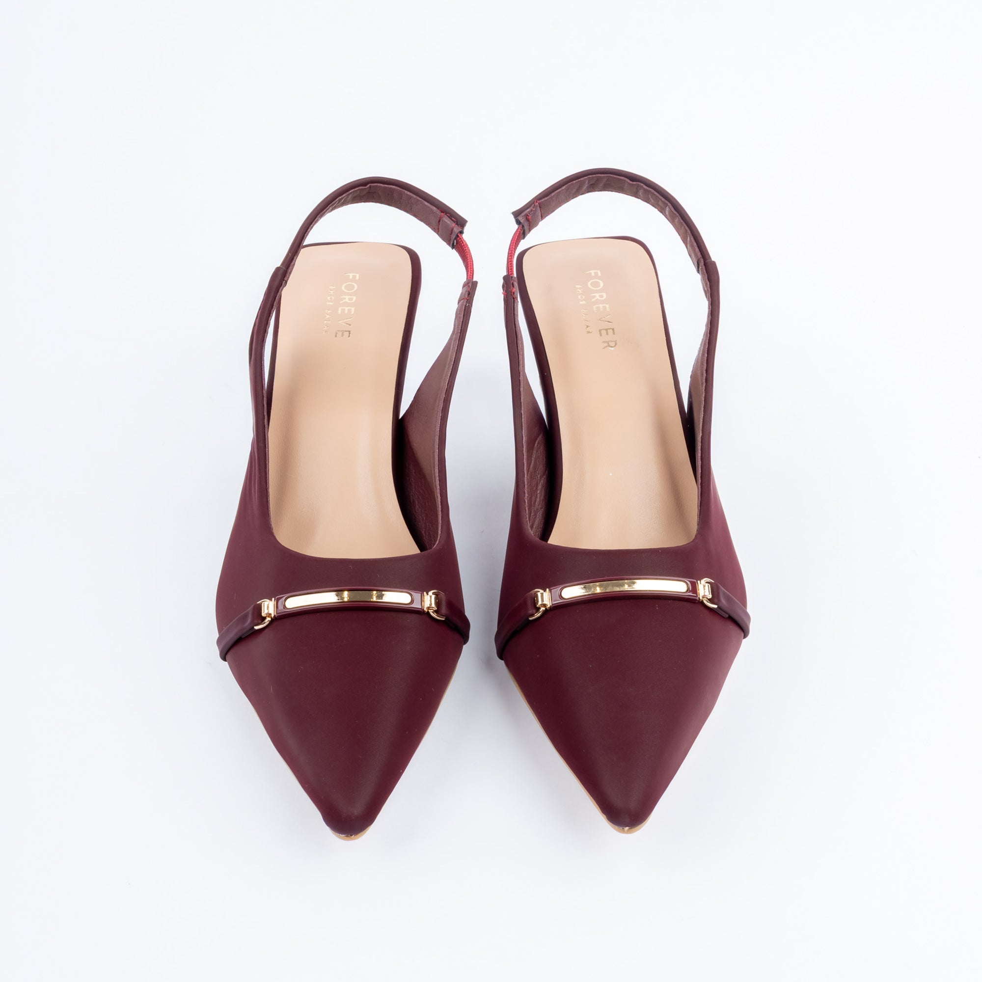 Maroon pumps for women – Forever Shoe Bazar