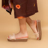 Soft Girl Soirée - Cream Comfy Casual Slipper
