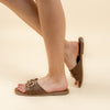 She Got Me Working! - Brown Casual Flats
