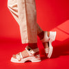 Ferociously Fashionable - White Casual Sandal