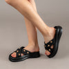 Bee-lieve In Yourself - Black Cross Slides