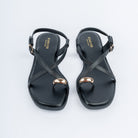 Black flat sandals for women – Forever Shoe Bazar