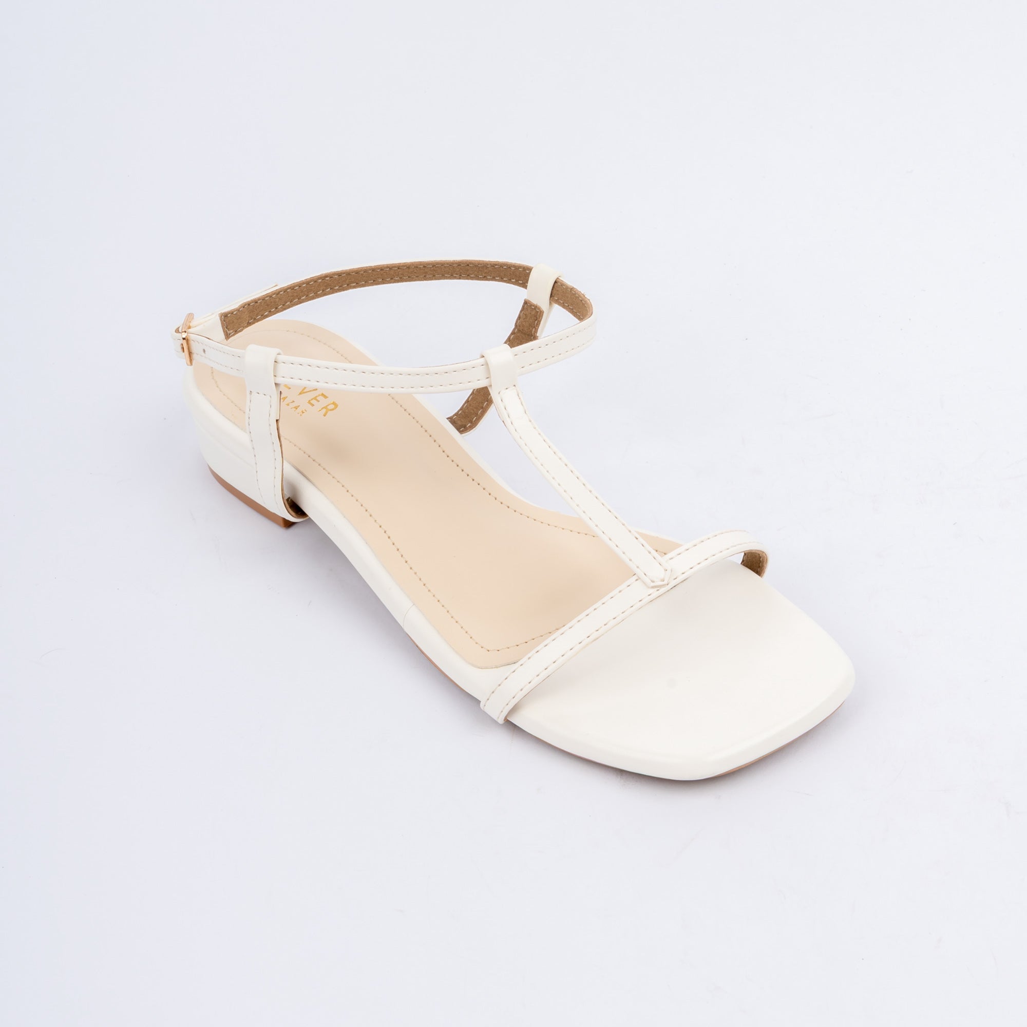 White block heel sandals for women – Forever Shoe Bazar