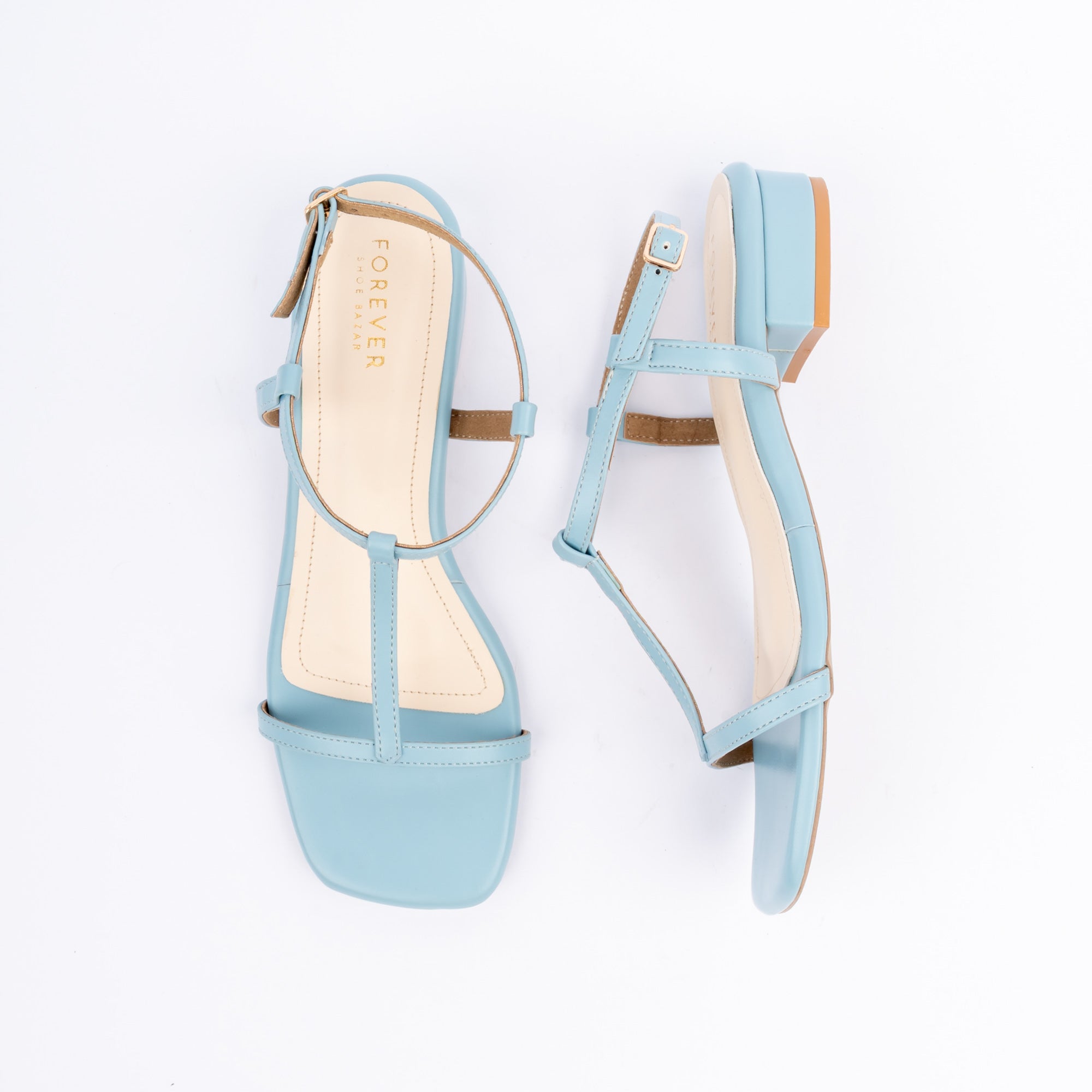 The Clean T-Strap - Blue — view 5