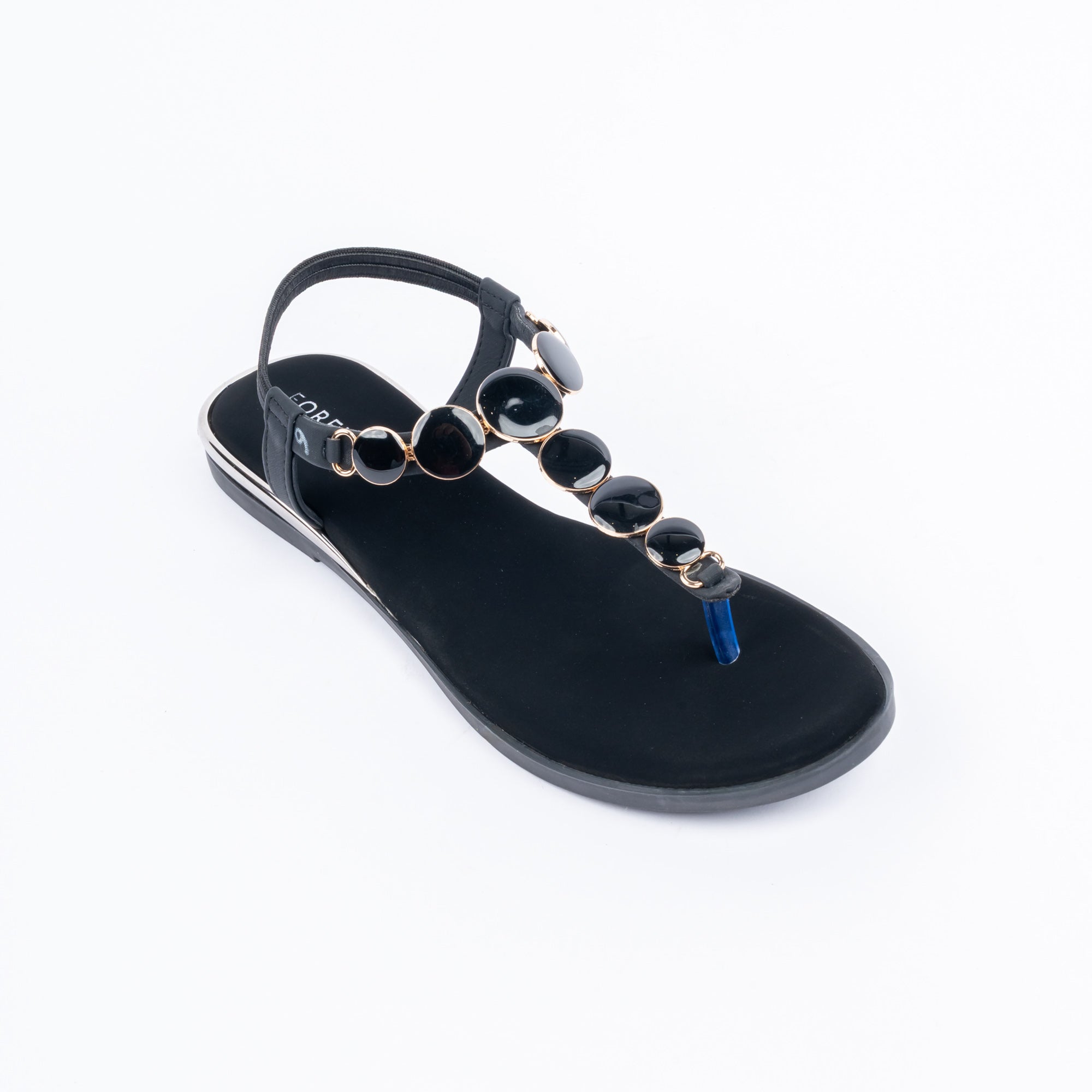 Black flat sandals for women – Forever Shoe Bazar