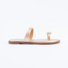 Gold embellished ballet flats for women – Forever Shoe Bazar