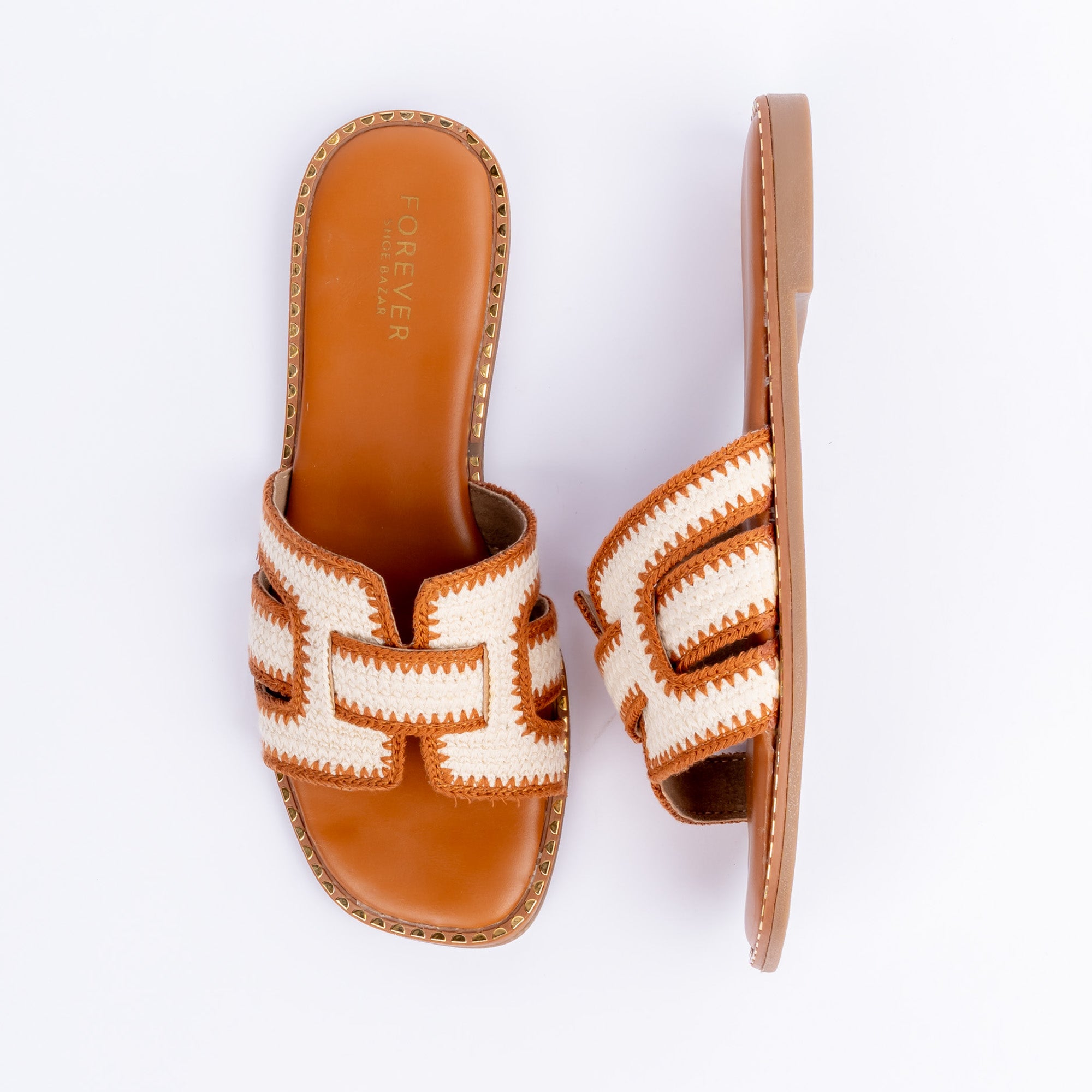 The Whipstitch - Tan Flats — view 5