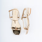 The Clean T-Strap - Gold — view 5