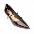 Black mary jane kitten heels for women - Forever Shoe Bazar