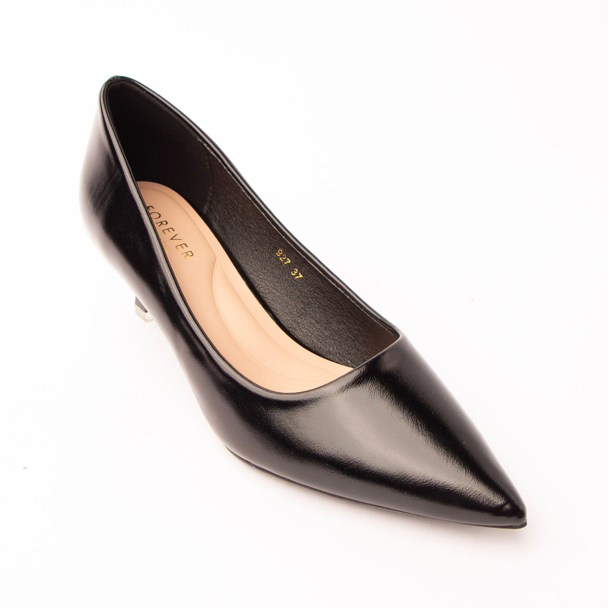 Black pointed court shoes for women - Forever Shoe Bazar