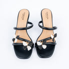Black slim heel mules for women – Forever Shoe Bazar