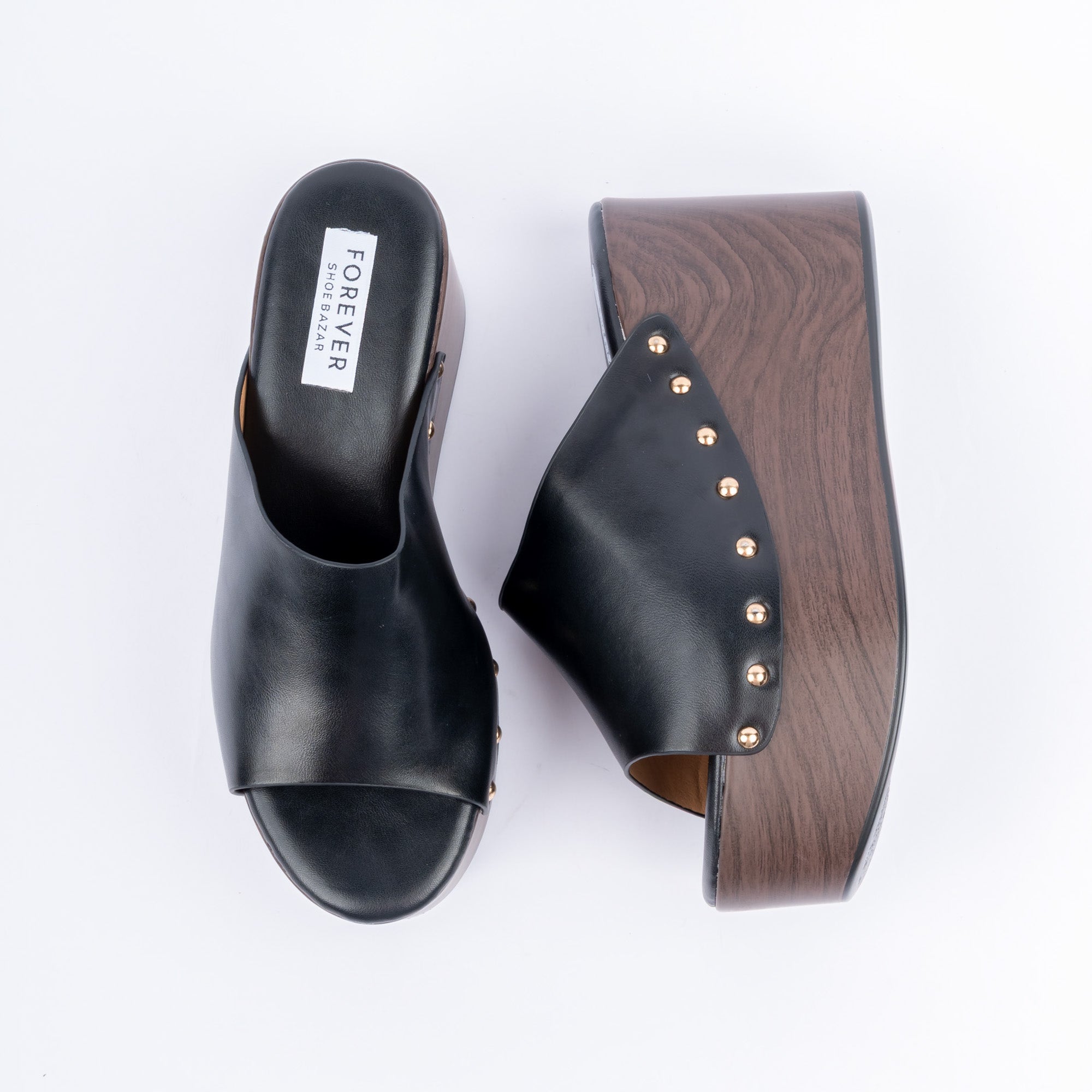 The Boardwalk Clog - Black — view 5