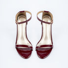 Maroon stiletto heel sandals for women – Forever Shoe Bazar