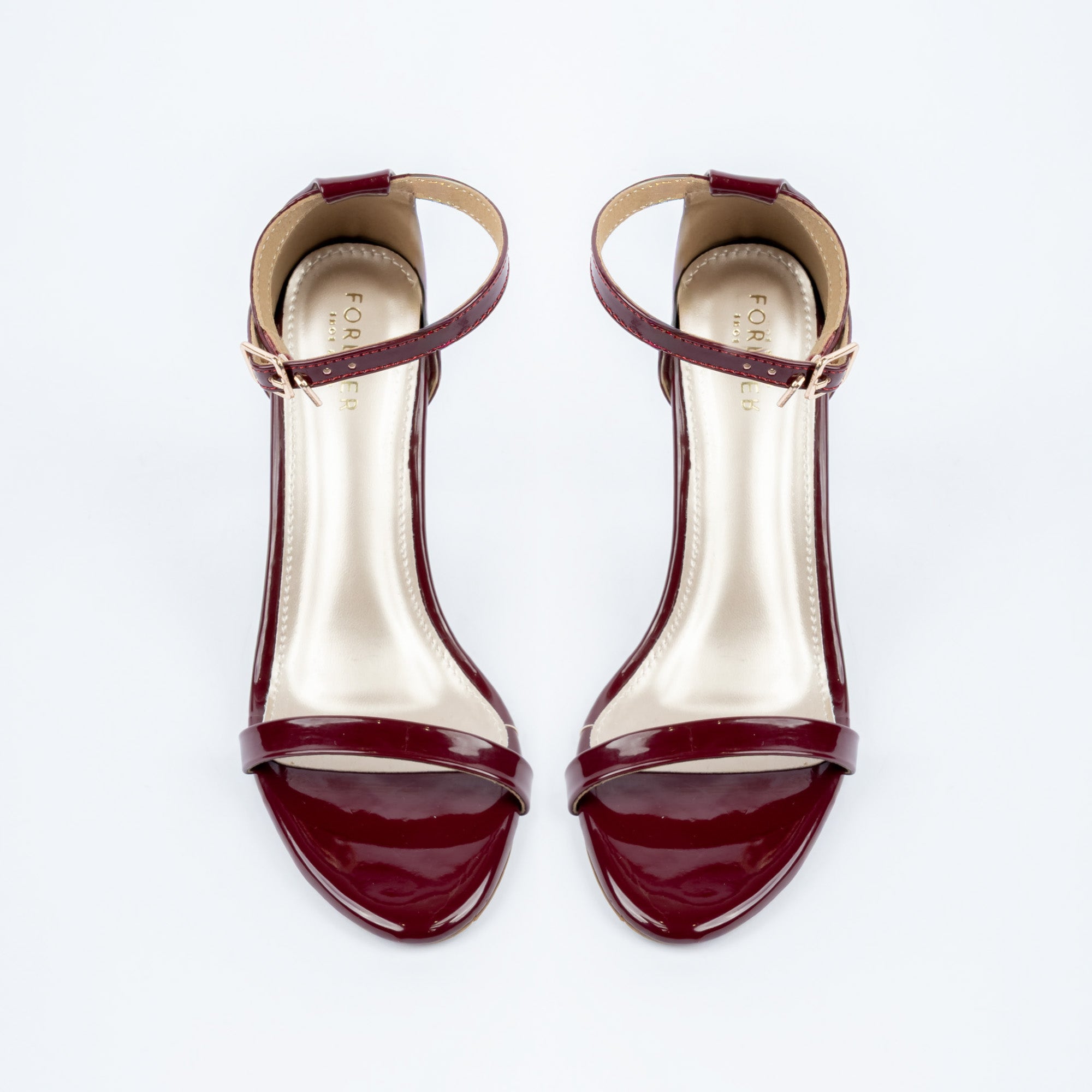 Maroon stiletto heel sandals for women – Forever Shoe Bazar