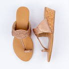 The Braided Cork Wedge - Champagne — view 5