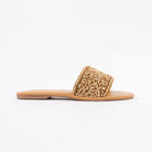 Antic flat slides styled for party wear