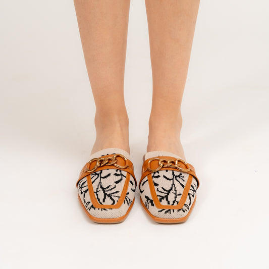 My Subtle Panache - Brown Casual Mules