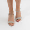 Damsel Gives Distress - Silver Party Heels
