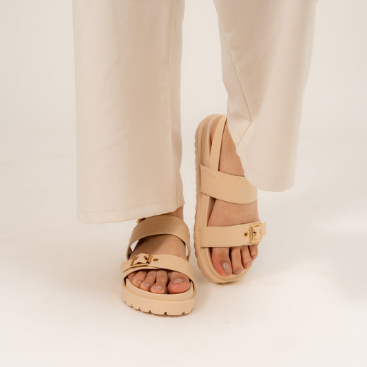 Girl Next Door - Beige Casual Sandal