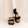 Ferociously Fashionable - Black Casual Sandal