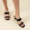 I'm Just a Girl - Black Casual Heels