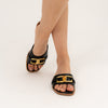 She Got Me Working! - Black Casual Flats