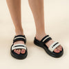 Love 'Em Curves - White Casual Slipper