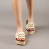 Couch Potato - Beige Casual Platform Heel