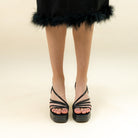 Catch You Never - Black Partywear Sandal - view 8