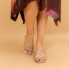 Do You Fancy? - Rhinestone Golden Flats - view 2