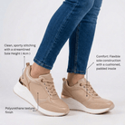 GlossGrid - Beige Sneakers