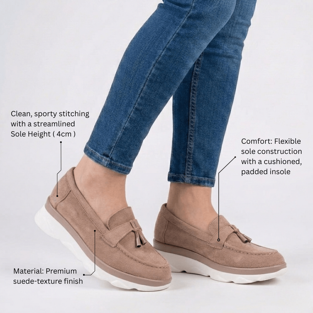 Shadow Stroll - Khaki Casual Loafers