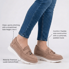 Shadow Stroll - Khaki Casual Loafers