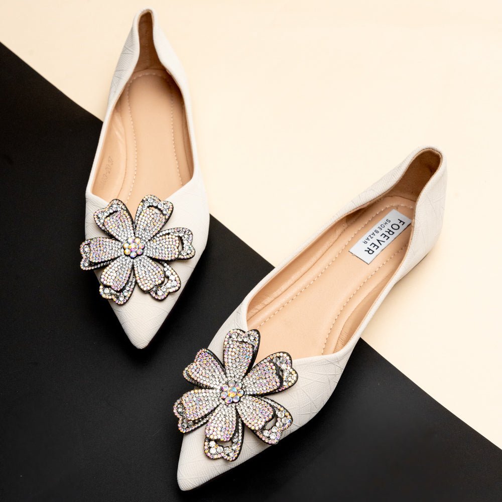 No Flowers Given! - White Partywear Bellies - view 3