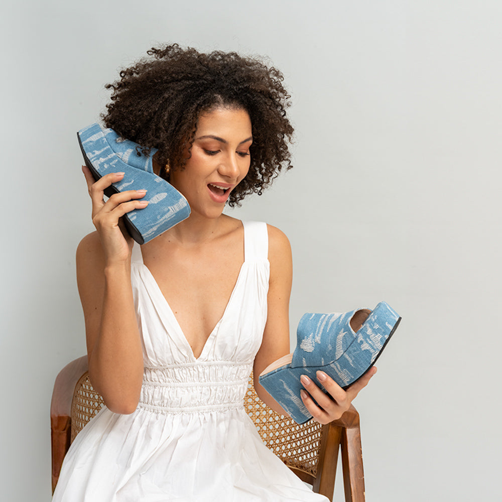Into The Wild - Blue Everyday Wedges - view 6
