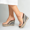 Elevate The Basics - Black Transparent Wedges